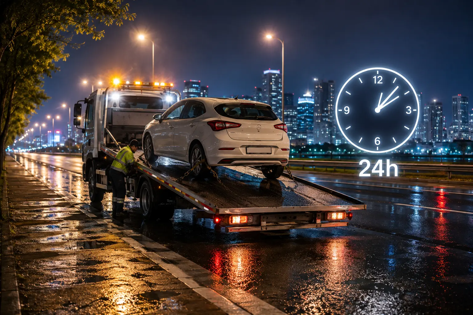 Assistência 24h e Guincho sem limite de KM